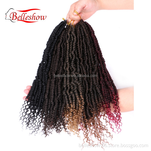 Hot sell Bomb Twist Afro Spring Twist Hair 2021 New Trendy Wholesale Price bomb twist crochet hair braids